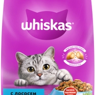 WHISKAS® для кошек «вкусные подушечки с паштетом, с лососем»